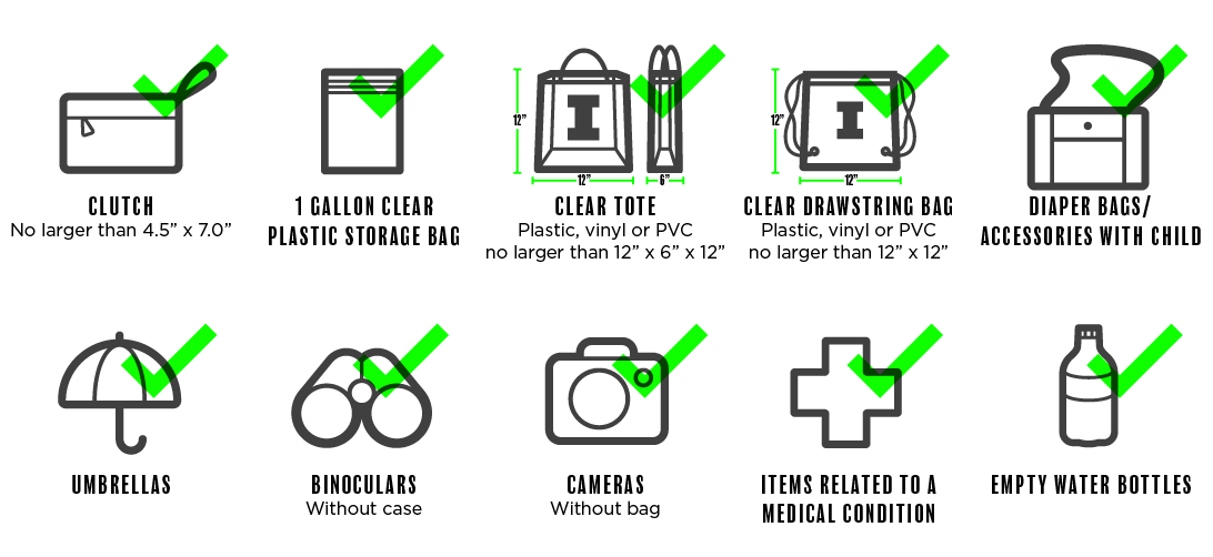 Illinois State University Clear Bag Policy